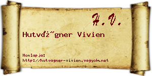 Hutvágner Vivien névjegykártya