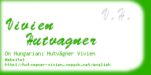 vivien hutvagner business card